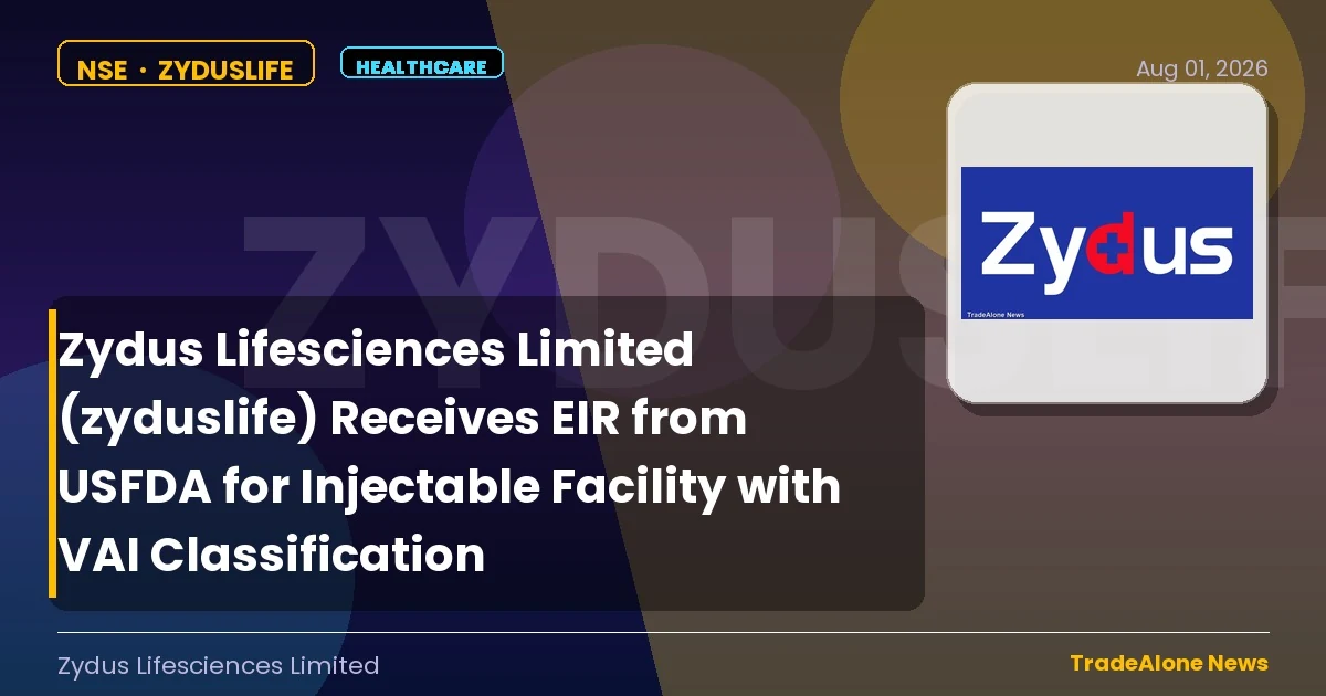 Zydus Lifesciences Limited Zyduslife VAI Classification
