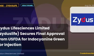 Zydus Lifesciences Limited Zyduslife Final Approval USFDA Indocyanine Green
