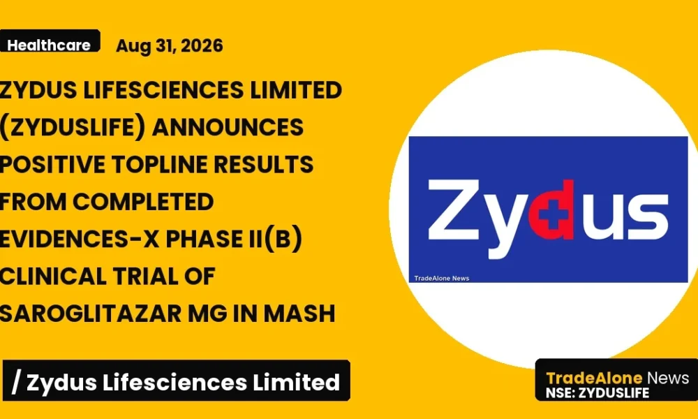 Zydus Lifesciences Limited Zyduslife Phase Ii(b) Results