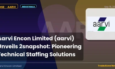 Aarvi Encon Limited AARVI Q1 FY27 2snapshot