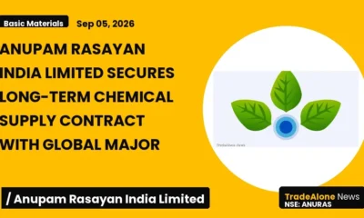 Anupam Rasayan India Limited NSE Anuras Long-term Contract