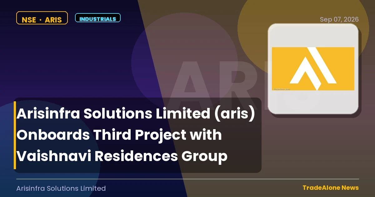 Arisinfra Solutions Limited ARIS Third Project Vaishnavi Residences Group
