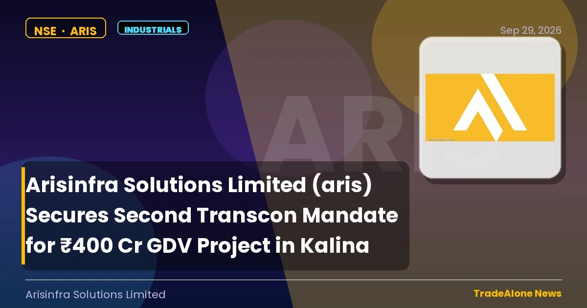 Arisinfra Solutions Limited (aris) Second Transcon Mandate Kalina
