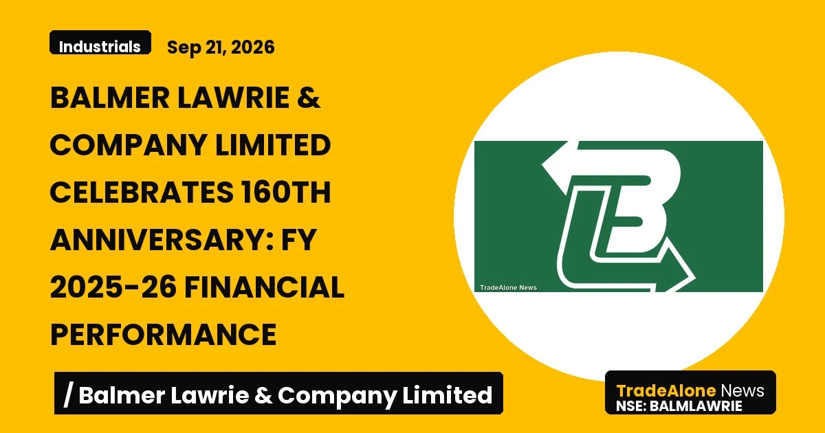 Balmer Lawrie & Company Limited Balmlawrie FY 2025-26 Results
