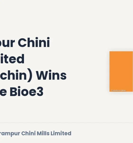 Balrampur Chini Mills Limited Balramchin Bioe3 Grant