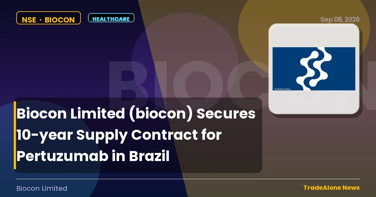 Biocon Limited Biocon 10-year Supply Contract Brazil