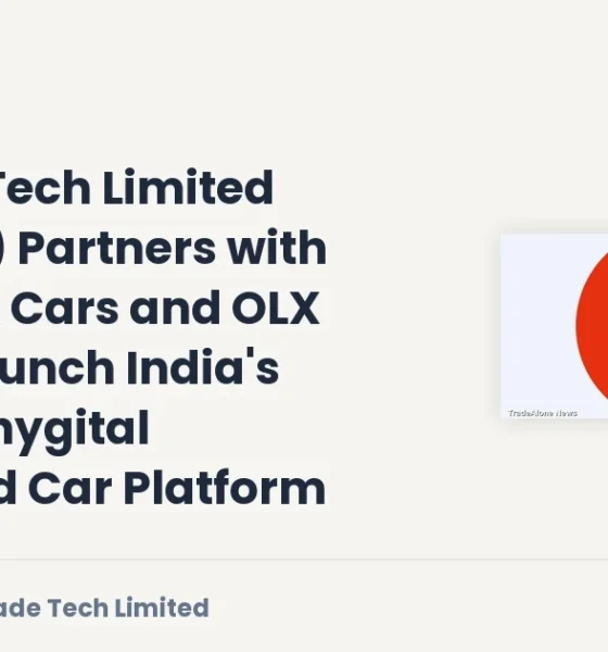 Cartrade Tech Limited Cartrade Partnership with Landmark Cars and OLX India