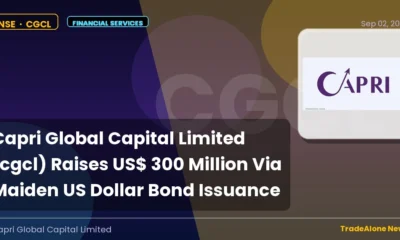 Capri Global Capital Limited CGCL Maiden US Dollar Bond