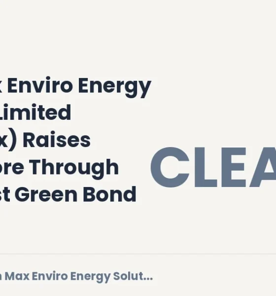 Clean Max Enviro Energy Solutions Limited Cleanmax Green Bond