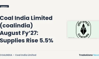Coal India Limited Coalindia August FY’27 Supplies