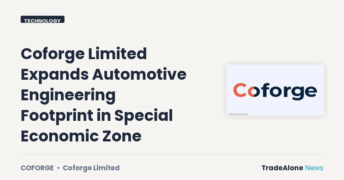 Coforge Limited NSE Coforge Expansion Event