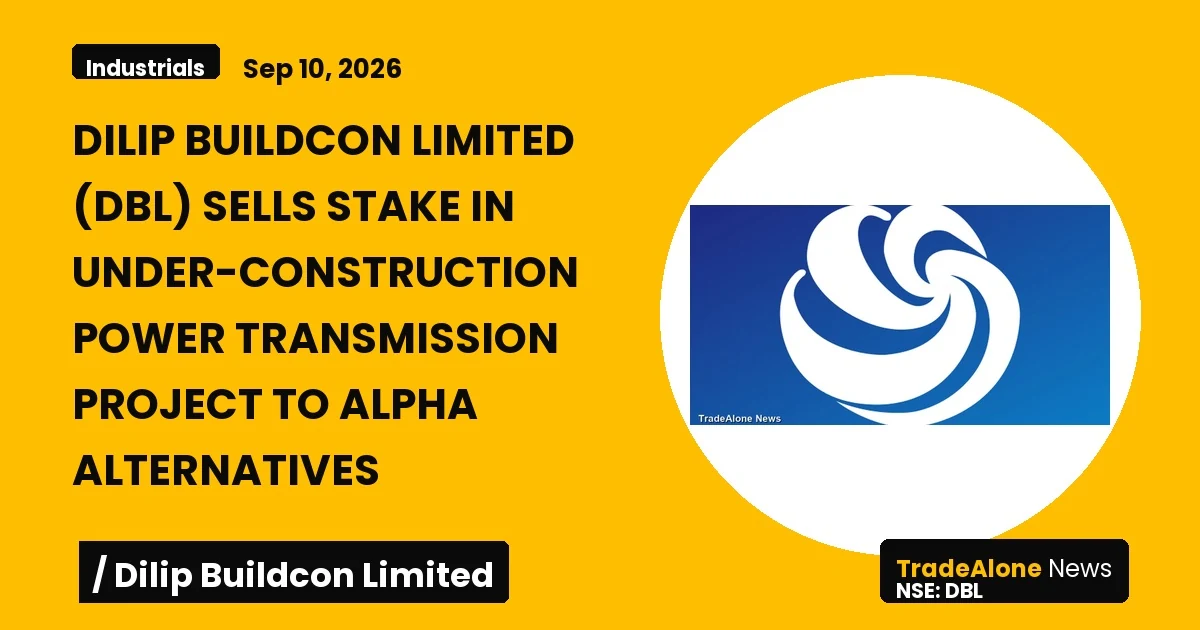 Dilip Buildcon Limited DBL Q3 FY26: Sells Stake in Power Transmission Project