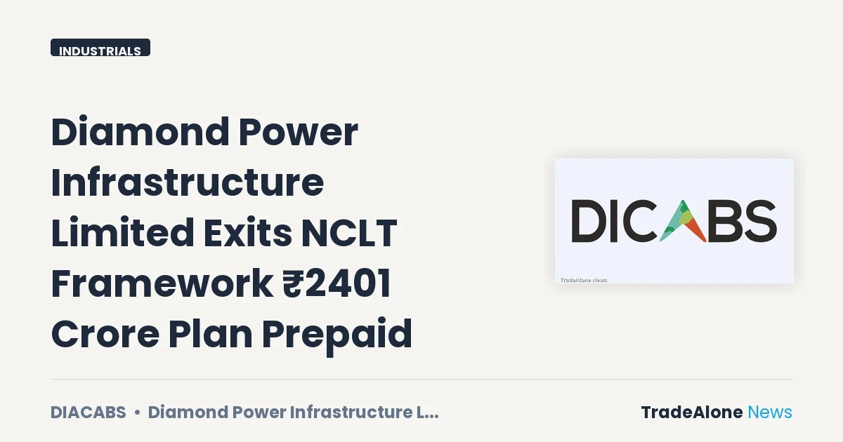 Diamond Power Infrastructure Limited Diacabs Q4 FY26 Exit