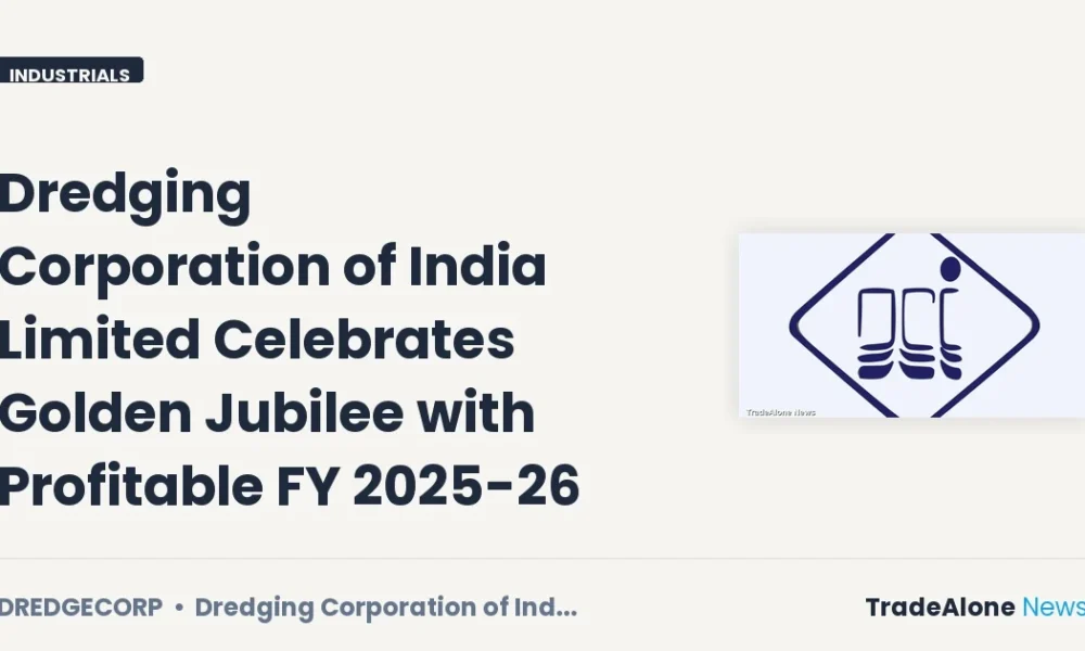 Dredging Corporation of India Limited Dredgecorp FY 2026 Golden Jubilee