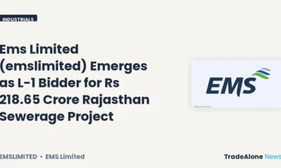 Ems Limited Emslimited L-1 Bid Rs 218.65 Crore