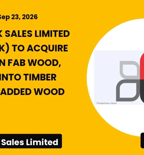 Euro Pratik Sales Limited Europratik Acquire 56% Stake Fab Wood