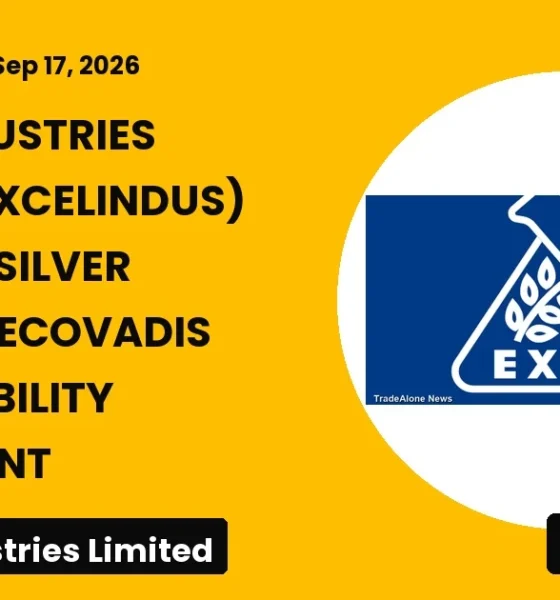 Excel Industries Limited Excelindus Silver Ecovadis Rating