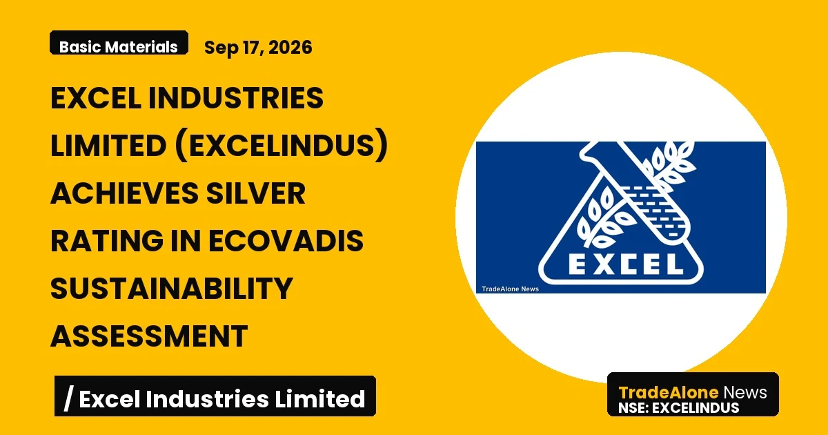 Excel Industries Limited Excelindus Silver Ecovadis Rating