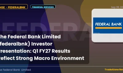 The Federal Bank Limited Federalbnk Q1 FY27 Investor Presentation