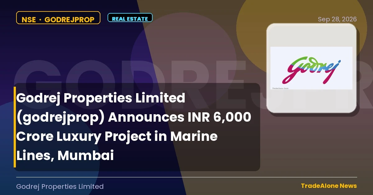 Godrej Properties Limited NSE Godrejprop Luxury Project Marine Lines
