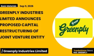Greenply Industries Limited Greenply Capital Restructuring JV