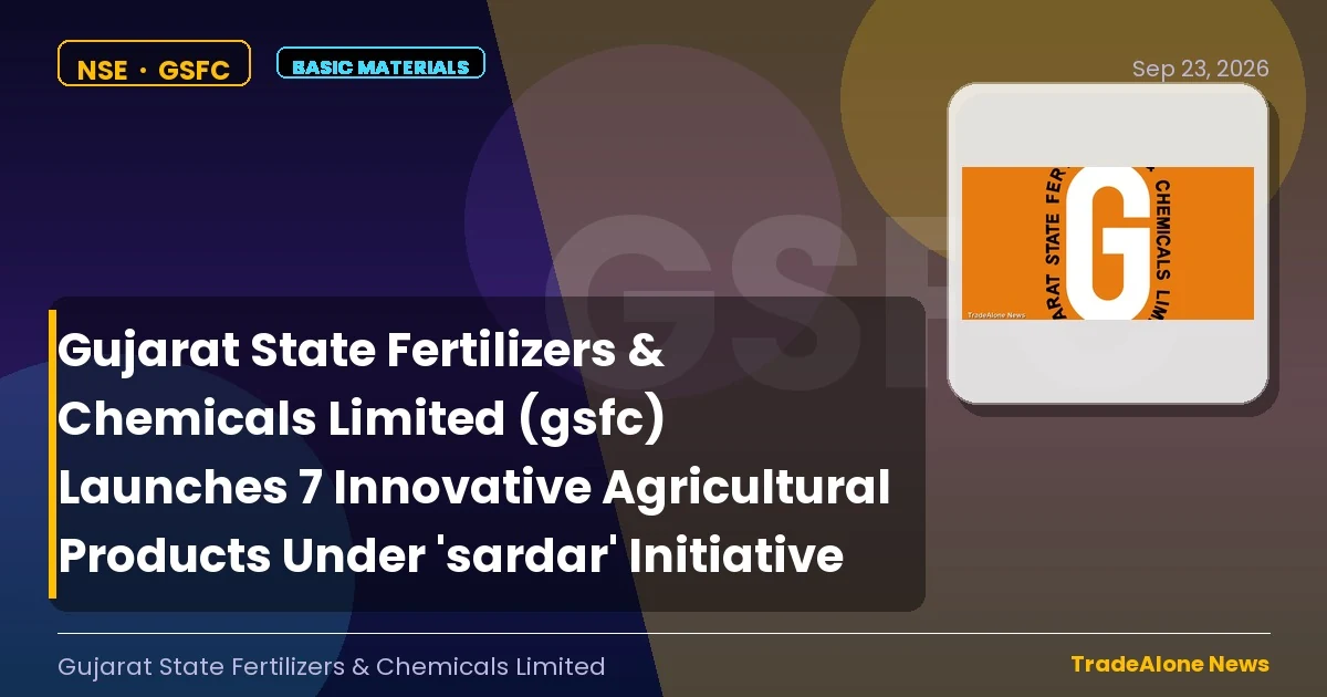 Gujarat State Fertilizers & Chemicals Limited GSFC Agricultural Products Launch