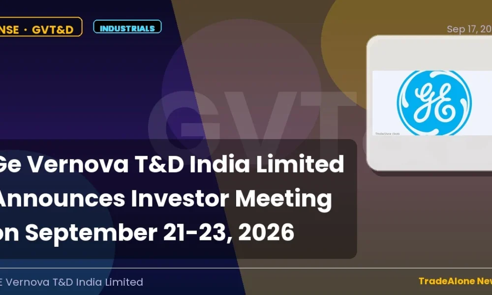 Ge Vernova T&D India Limited GVT&D Investor Meeting 2026