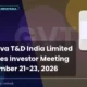 Ge Vernova T&D India Limited GVT&D Investor Meeting 2026