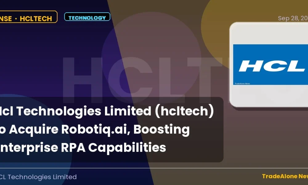 Hcl Technologies Limited Hcltech Q3 FY27 Acquisition
