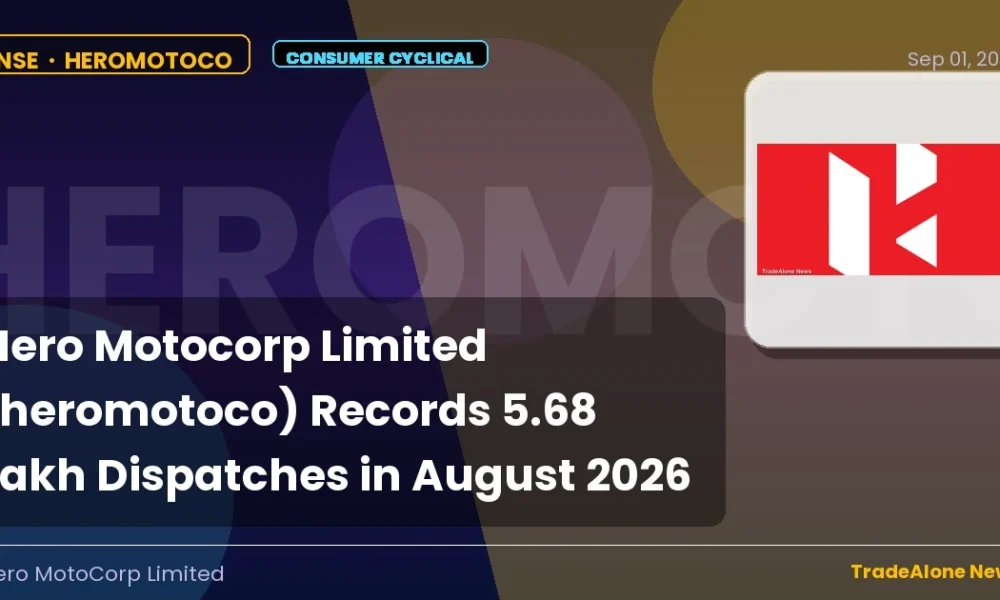 Hero Motocorp Limited Heromotoco August 2026 Dispatches