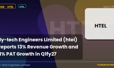 Hy-tech Engineers Limited HTEL Q1fy27 Results