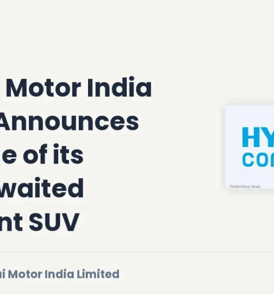 Hyundai Motor India Limited NSE: Hyundai BAYON Announcement September 2026