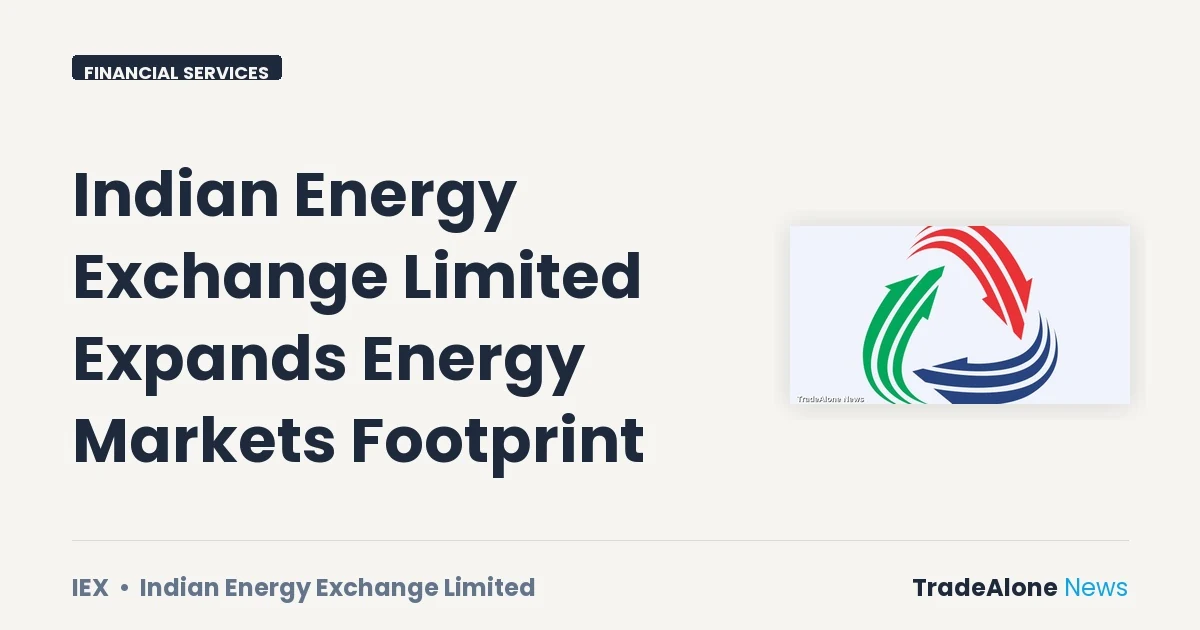 Indian Energy Exchange Limited IEX Expansion Coal Market September 2026