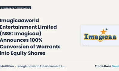 Imagicaaworld Entertainment Limited Imagicaa Q3 2026 Warrant Conversion