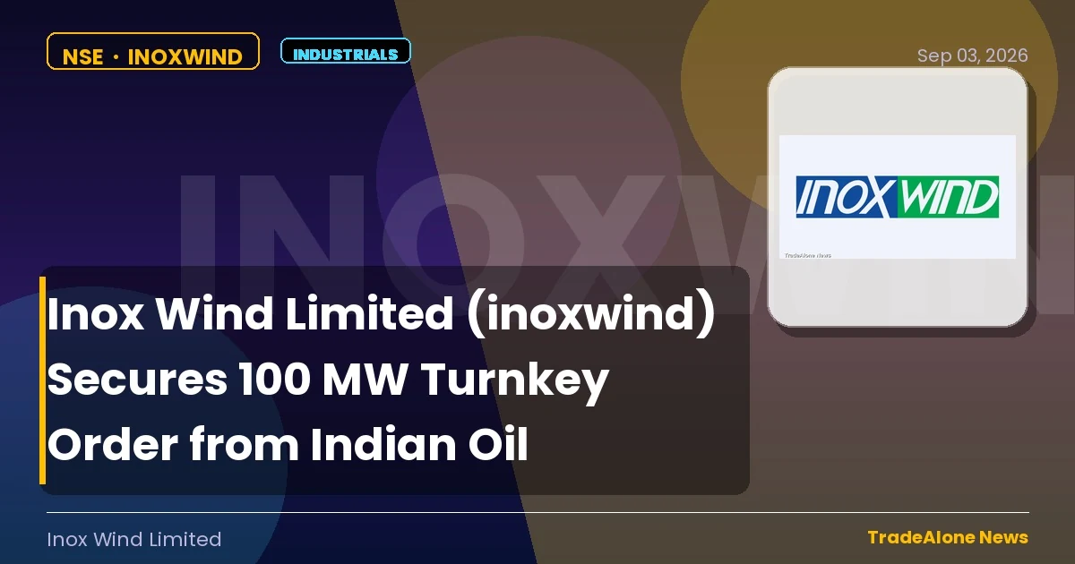 Inox Wind Limited Inoxwind Q3 FY26 Turnkey Order