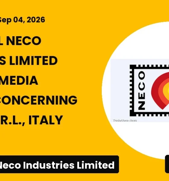Jayaswal Neco Industries Limited Jaynecoind Clarification