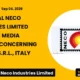 Jayaswal Neco Industries Limited Jaynecoind Clarification