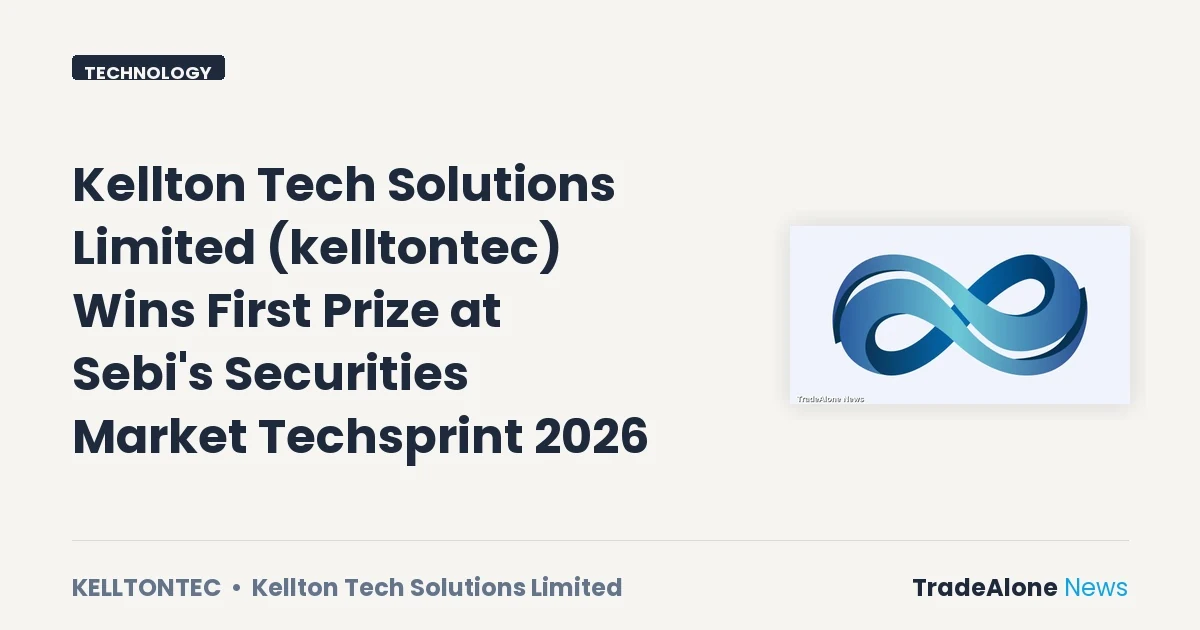 Kellton Tech Solutions Limited Kelltontec First Prize Techsprint 2026