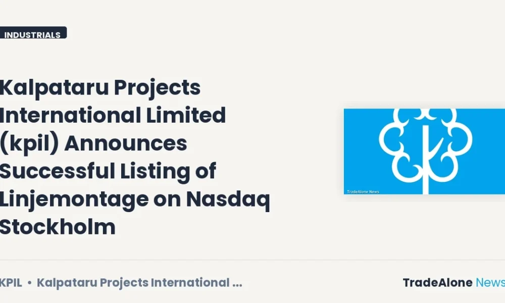 Kalpataru Projects International Limited KPIL Nasdaq Stockholm Listing