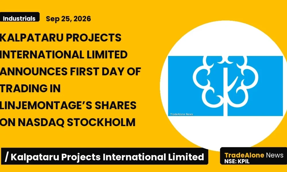 Kalpataru Projects International Limited KPIL First Day Trading Linjemontage