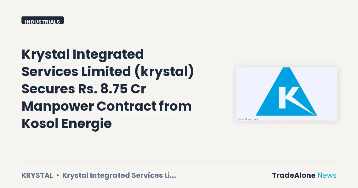 Krystal Integrated Services Limited NSE Krystal Contract