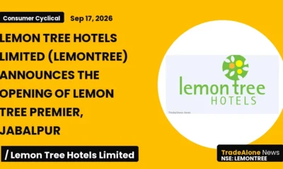 Lemon Tree Hotels Limited Lemontree Opening Lemon Tree Premier Jabalpur