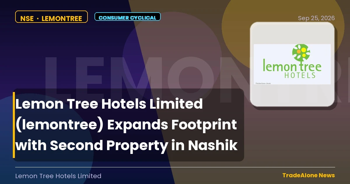 Lemon Tree Hotels Limited Lemontree Expansion Nashik Fy2026