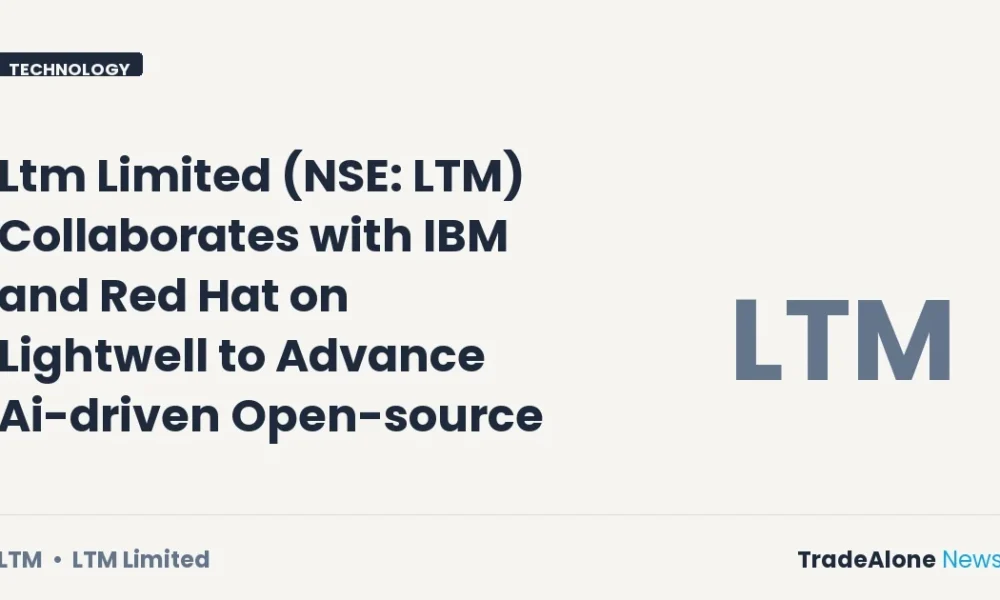 Ltm Limited NSE LTM Collaboration IBM Red Hat Lightwell
