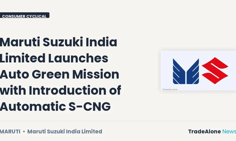 Maruti Suzuki Maruti Auto Green Mission Automatic S-CNG