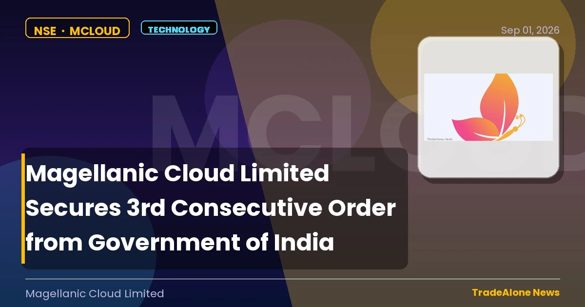 Magellanic Cloud Limited Mcloud 3rd Consecutive Dfccil Order