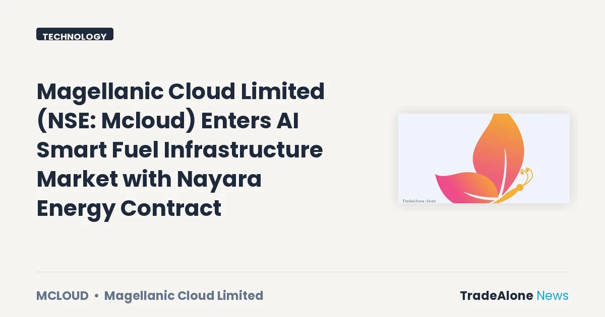 Magellanic Cloud Limited Mcloud AI Smart Fuel Contract