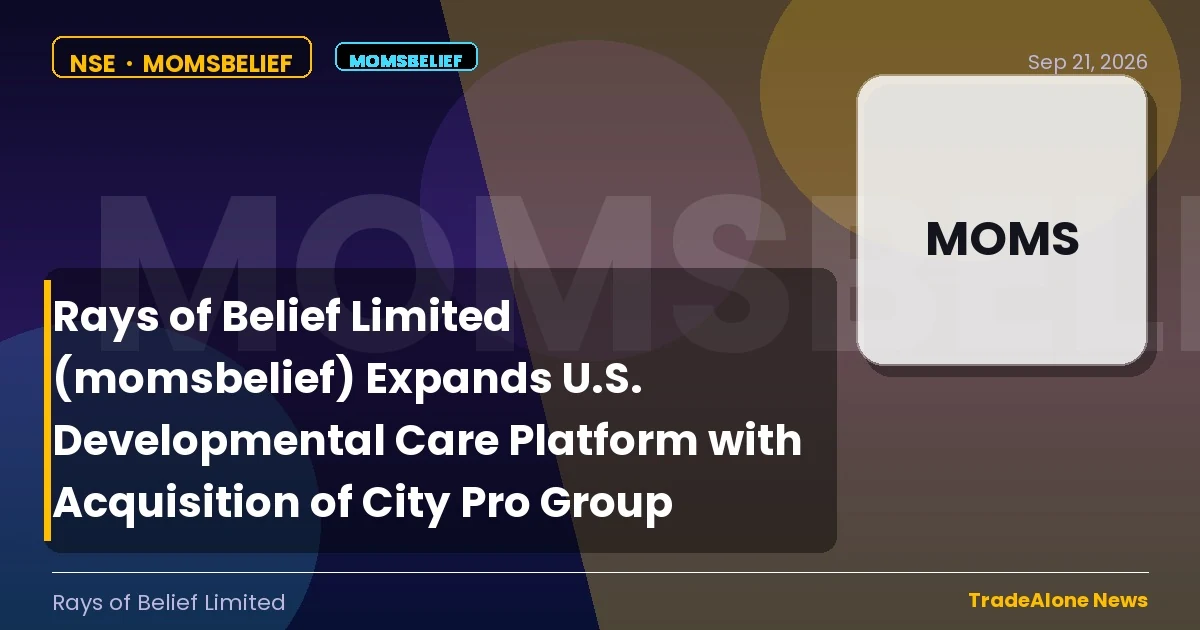 Rays of Belief Limited Momsbelief Q3 FY26 Acquisition