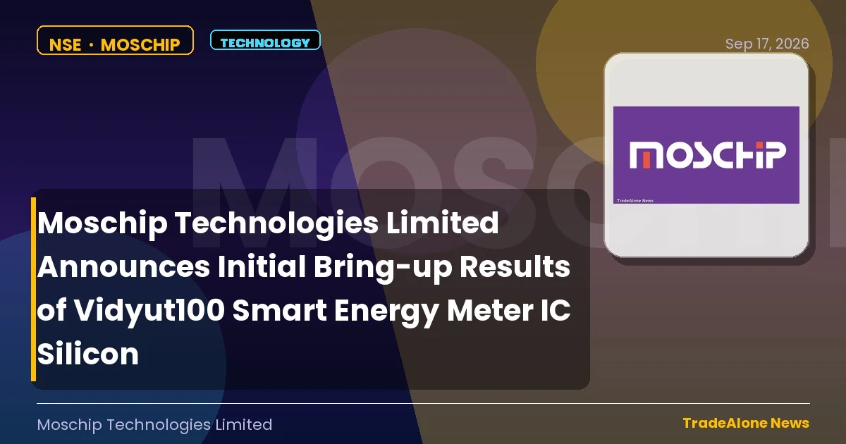 Moschip Technologies Limited Moschip Initial Bring-up Results