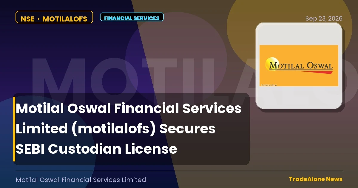 Motilal Oswal Financial Services Limited Motilalofs Q3 2026 License